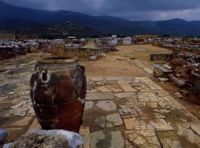 MÃ llia. Uno scorcio degli scavi del palazzo minoico.De Agostini Picture Library/A. Veergani